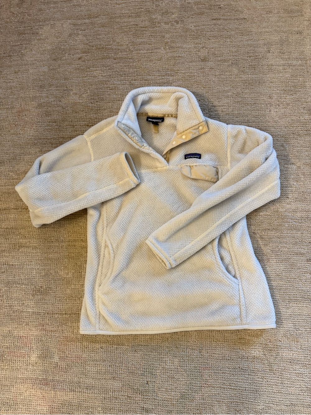 Patagonia Women’s Cream Snap-T Fleece Pullover Jacket